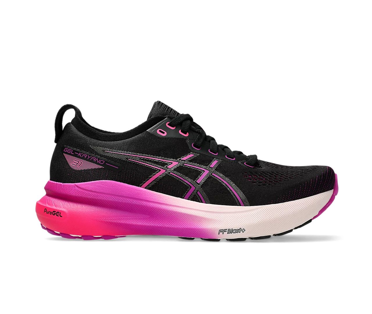 Asics gel kayano womens all black best sale