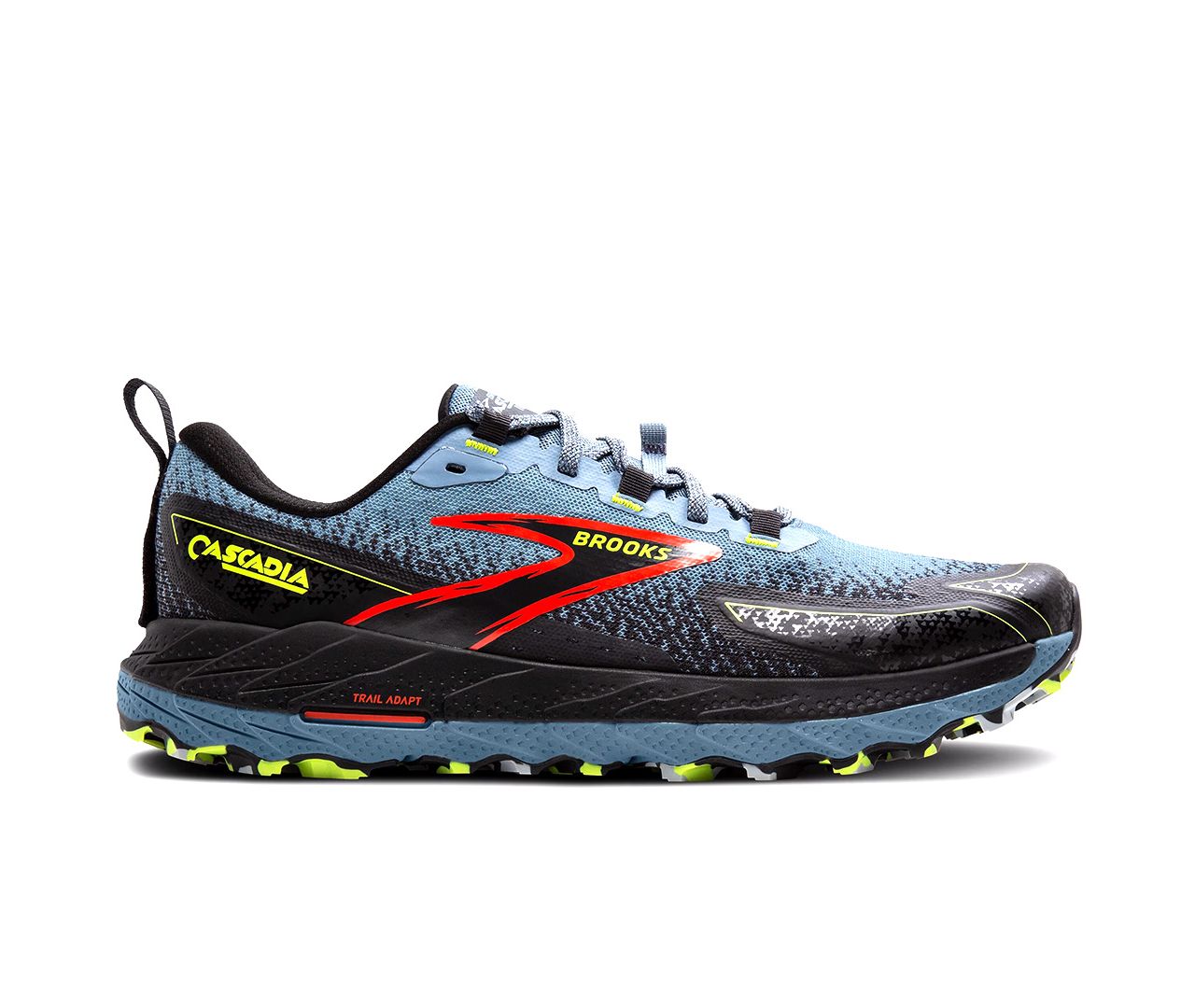 Brooks Cascadia 18 Mens 2E Width Citadel Ebony